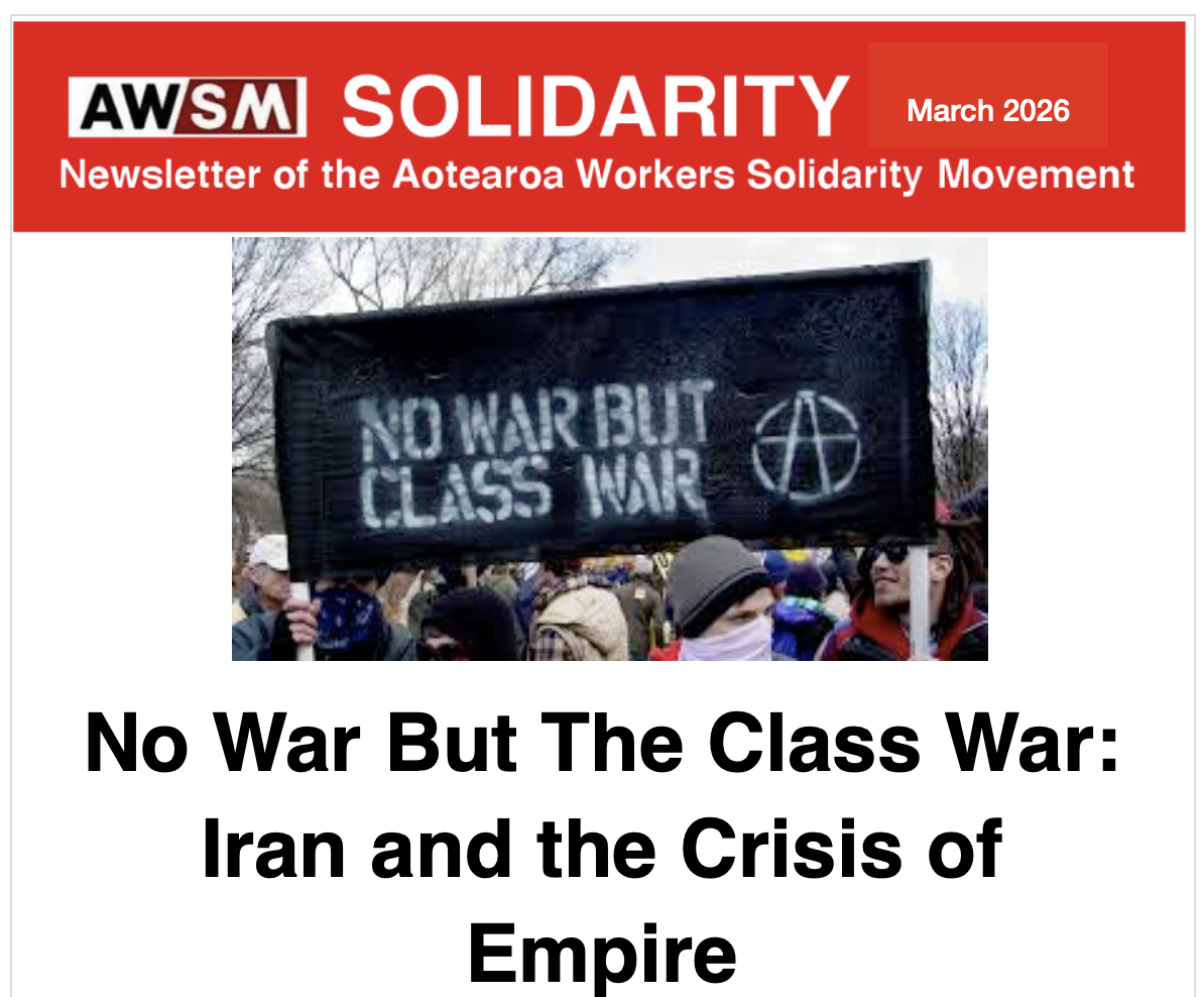 AWSM Newsletter: Solidarity March 2026